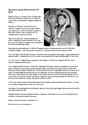 A preview of a PDF biography for Mullen, Daniel Joseph